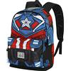 KARACTERMANIA Marvel Captain America Tekk Costume-Zaino HS FAN 2.0, Blu, 30 x 41 cm, Capacità 22 L