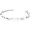 PANDORA Signature - Bracciale rigido aperto I-D in argento sterling