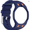 Swatch Cinturino in Silicone Compatibile con Royal Pop Swatch X AP Blu Corona Ore 12