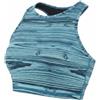 Sweaty Betty Top Sportivo Donna 2XS Blu Trama Mesh Foderato Stretch