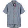 SCOTCH & SODA Uomo Completo Pigiama Lounge M Blu In Cotone 2 Pezzi
