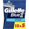 Gillette - Blue 2 Plus Lame Monouso - 20 Pezzi