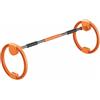 Baoblaze Fitness Hoop Cerchio Anello Attrezzo Ruota con Anello E Meccanismo Scorrevole Silenzioso per Sessioni Prolungate Presa Ergonomica E Cronometro Adatto, Arancione, Base