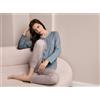 LORMAR PIGIAMA DONNA MANICA LUNGA SERAFINO MID654455 LAGO MEL/SABBIA MEL