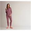 INFIORE PIGIAMA DONNA SERAFINO MANICA LUNGA BMB654622 NOUGAT