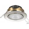 Quick Faretto Orientabile Nikita IP40 in Acciaio Inox - Quick - Luce Calda 3000 K°