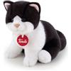 Trudi Gattino di peluche bianco e nero