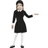 FIESTAS GUIRCA | Costume Gothic Girl Bambina (5-6 Anni) - Vestito per Bambine - Costumi da Studentessa e Scolaretta per Halloween, Carnevale, Feste a Tema Film e Serie TV