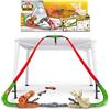 Zuru Metal Machines Metal Machines Smash and Crash Dino Playset by ZURU - Playset con pista costruibile con 2 auto Metal Machines, per bambini dai 4 anni in su