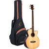 Ortega Guitars PriVate Room Series Basso Acustico a 4 Corde con Supporto Braccio Integrato, Custodia e Tracolla Inclusi