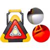 Robertagor Driwei TRIANGOLO EMERGENZA STRADALE A LED RICARICA SOLARE USB SOCCORSO AUTO MOTO 30W