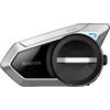 Sena 50S sistema di comunicazione Bluetooth con interfaccia Jog Dial e Sound by Harman Kardon con tecnologia Mesh Intercom e altoparlanti e microfono premium, grigio nero, confezione singola