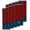 Spaas 80 Eleganti Candele da Cena Inodori, 23/250mm, ± 8 Ore, Rosso