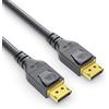 PureLink Cavo DisplayPort 1.4 PureLink PI5010-020, 8K, 4320p, (da DisplayPort maschio a DisplayPort maschio), 2,00 m, nero