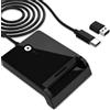 Cryptnox Lettore Smart Card USB-C/USB-A, Firma Digitale, Tessera Sanitaria | Lettore CAC/PIV a contatto USB-C, senza RFID/NFC, con Click-to-Tap attivo solo su Windows per schede Cryptnox FIDO2