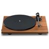 Pro-Ject Giradischi base E1.2, Plug & Play con controllo elettronico della velocità, forza di tracciamento preimpostata, dotato di cartuccia Pick It MM E Phono (noce)
