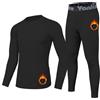 VanKee Intimo Termico Uomo Tuta Termica Asciugatura Rapida Intimo Termica Uomo Pantaloni Termici Tuta Calda per Lo Sport Aperto Biancheria Intima Termica Funzionale per Sci Corsa Viaggio