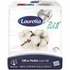 S.I.L.C. SpA Laurella Assorbente Cotone Ultra Notte con Ali, 10 pezzi