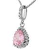 Orphelia 925 Argento Palla Rosa Zirconia cubica FASHIONNECKLACEBRACELETANKLET