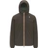 K-Way Giacca Uomo Jack ST Warm Double reversibile / Oliva-Verde Scuro, Oliva-Verde Scuro