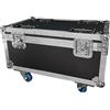 www.newhotstyle.com ✔️ FLIGHT CASE NERO PER IL TRASPORTO DI N.4 BLINDER ACCECATORI A LED DA 200W 2