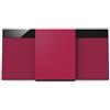Panasonic SC-HC304EG-R 5025232882045 Panasonic SC-HC304 Lettore CD HiFi Rosso, Sistema com