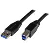 Startech.Com Cavo USB 3.0 Active Black 10m USB3SAB10M