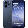 OPPO Smartphone Cellulare Oppo Reno 15Fs 8/512GB Android 6,57" Twilight Black Nero
