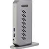 Startech.Com HUB 5 in 1 Docking Station Usb C Dual Display Grey DK30A2DHUUE