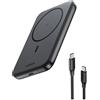 Ugreen 25207 6941876222070 Ugreen 25207 batteria portatile 5000 mAh Carica wireless Ner