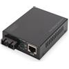 ‎ASSMANN Electronic GmbH UK FO - PES DIGITUS Media Converter - SM - Gbit Ethernet - RJ45 / SC - 1310nm Wavelength - U