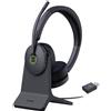 Yealink WH68 Hybrid Cuffie On-Ear DECT Bluetooth Nero