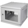 LogiLink SOHO Armadio Rack in Acciaio 4U Grigio RAL 7035 Per Montaggio a Parete
