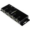 StarTech.com Hub adattatore seriale USB a DB9 RS232 4 porte - Guide DIN industri