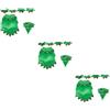 BESPORTBLE 3 Set vestiti invernali per animali domestici vestiti per gatti natalizi costume da gatto elfo abbigliamento cane vestitino cane abbigliamento cani panno per cani da festa il gatto