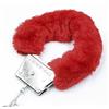 Manette pelose rosse per giochi erotici gr150