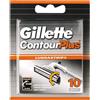 Gillette Contour Plus 10 Lamette di Ricambio - Rasoio Barba