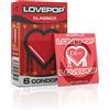 Lovepop Preservativi Lovepop Classico Confezione da 6 Pezzi Profilattici 54mm