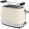 Russell Hobbs Tostapane Hanley, 2 Fette, Gelsomino, 900 Watt, 28650-56