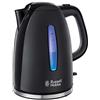 Russell Hobbs Bollitore Elettrico Texture Plus 1,7 L 2400 W, Risparmio Energetico, Spegnimento Automatico, Luce Blu, Design Nero - 22591-70