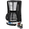 Russell Hobbs Macchina Caffè Americano, Timer programmabile, Spegnimento automatico, mantenimento in caldo, portafiltro rimovibile, antigoccia, 1.25 L, fino a 10 tazze, 1100 W,Victory 24030-56