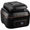 Russell Hobbs Friggitrice ad aria + Multicooker, XXL 5.5 L, 8 funzioni cottura, Energy saving, doppie resistenze come un forno, no olio, 1600 W, lavastoviglie ok, max 260°C, Satisfry & Grill 26520-56