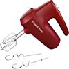 Russell Hobbs Sbattitore Elettrico Desire, Rosso, 5 Velocità, 350W