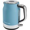 Russell Hobbs Bollitore Elettrico Hanley Retro, 1,7 L, 2400 W, Blu