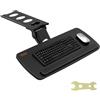 VEVOR Vassoio per tastiera sotto la scrivania, regolabile in altezza e angolazione, vassoio ergonomico per tastiera/mouse sotto la scrivania, grande cassetto estraibile per computer da 63,5 x 24,9 cm