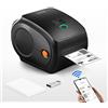 VEVOR Stampante Termica per Etichette 4 x 6 Codice a Barre Risoluzione 300 DPI, Connessione USB/Bluetooth, Etichettatrice Termica 150 mm/s Compatibile a IOS/Android/Windows/MAC OS/Linux/Chromebook