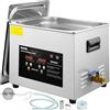VEVOR Pulitore a Ultrasuoni Aggiornato 15 L Riscaldatore 600 W Ultrasuoni 360 W Pulitore per Parti a Ultrasuoni da Laboratorio Digitale con Temporizzatore per Pulizia di Strumenti Dentali in Vetro