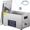 VEVOR Pulitore ad Ultrasuoni a Doppia Frequenza 30 L Professionale Pulitore Ad Ultrasuoni 220V con Riscaldamento, Pulitore Ad Ultrasuoni in Acciaio Inox per Parti Gioielli Scheda Circuito 28/40kHz