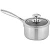 ZMdooreasy Set di pentole in puro titanio non rivestito con padella wok e pentola per zuppa, progettato per risultati di cottura uniformi
