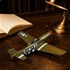 Modellino P-51 Mustang Finito Modellino di Aereo Storico per Vetrina, Scrivania